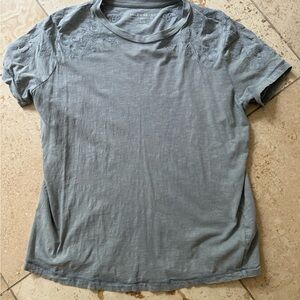 Grey-blue Lucky Brand T-shirt